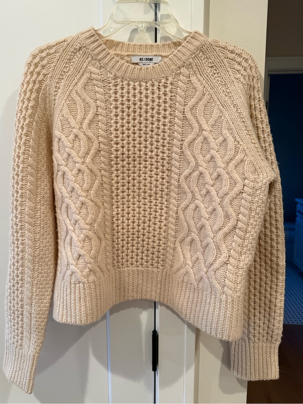 Re/Done Irish Wool Sweater